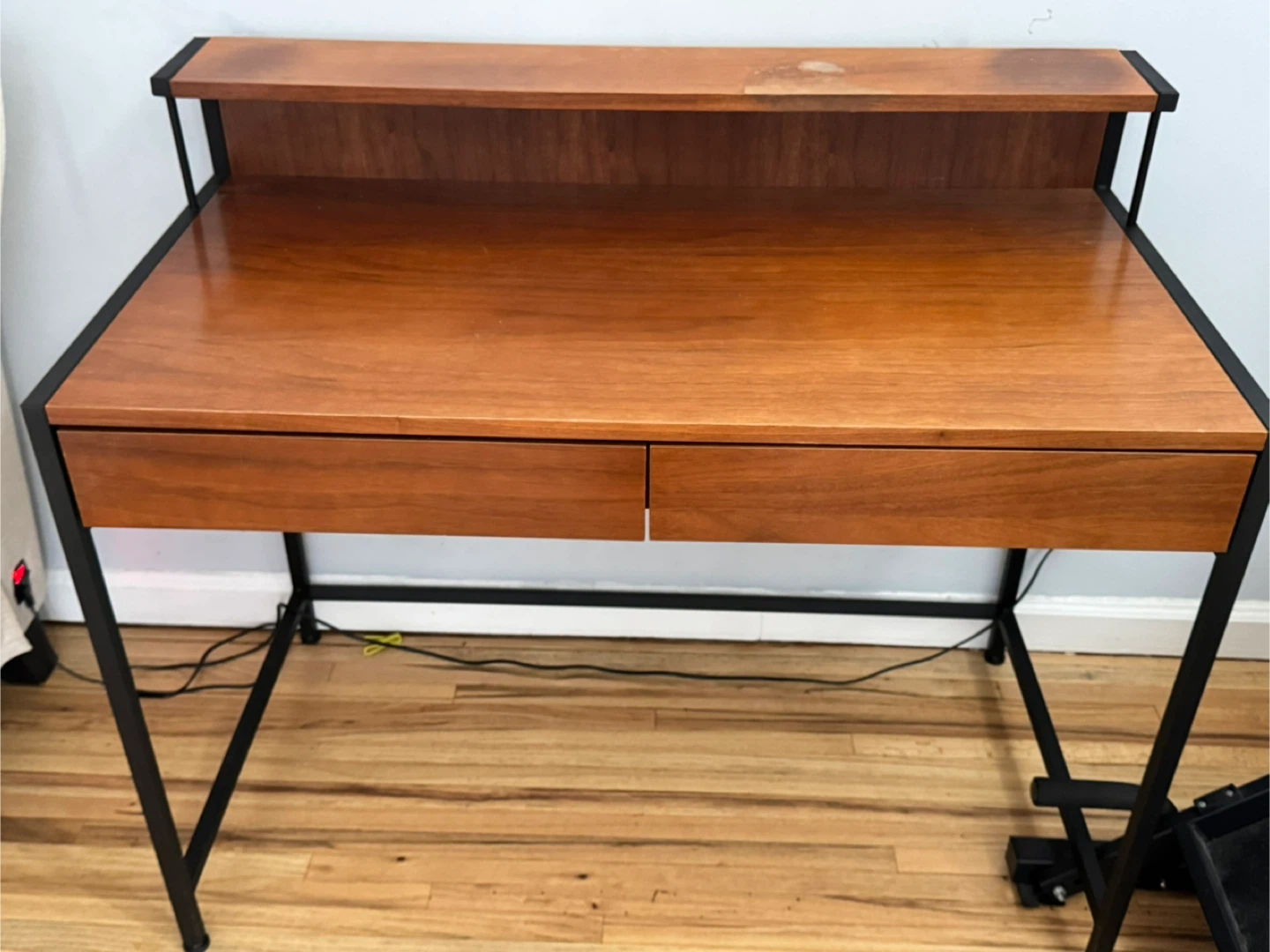 Mid-Century Modern Style Desk with Drawers