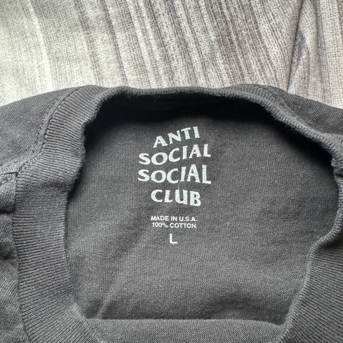 Anti Social Social Club Black T-Shirt Size L - photo 3