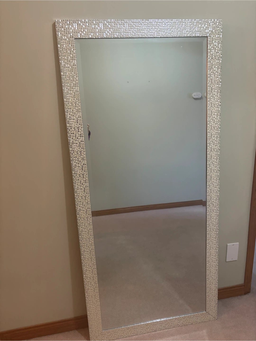 Decorative Full-Length Mirror with Mosaic Frame - photo 3