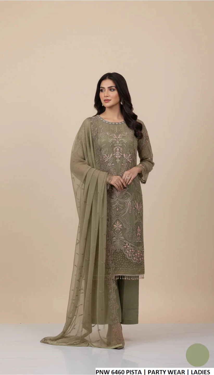 Women's Embroidered Party Wear Suit