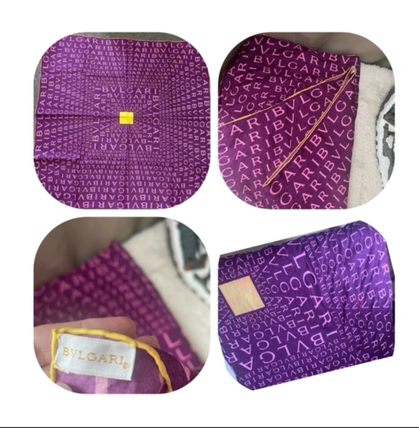 Bvlgari Silk Scarf - no box