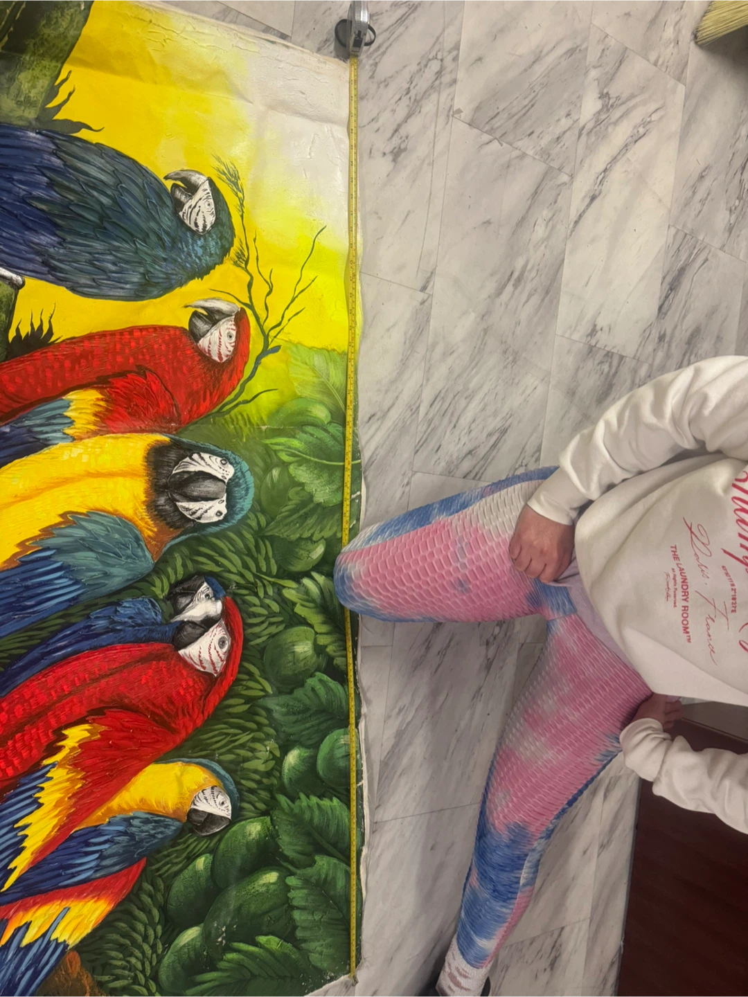 Large Macaw Parrot Painting - photo 2
