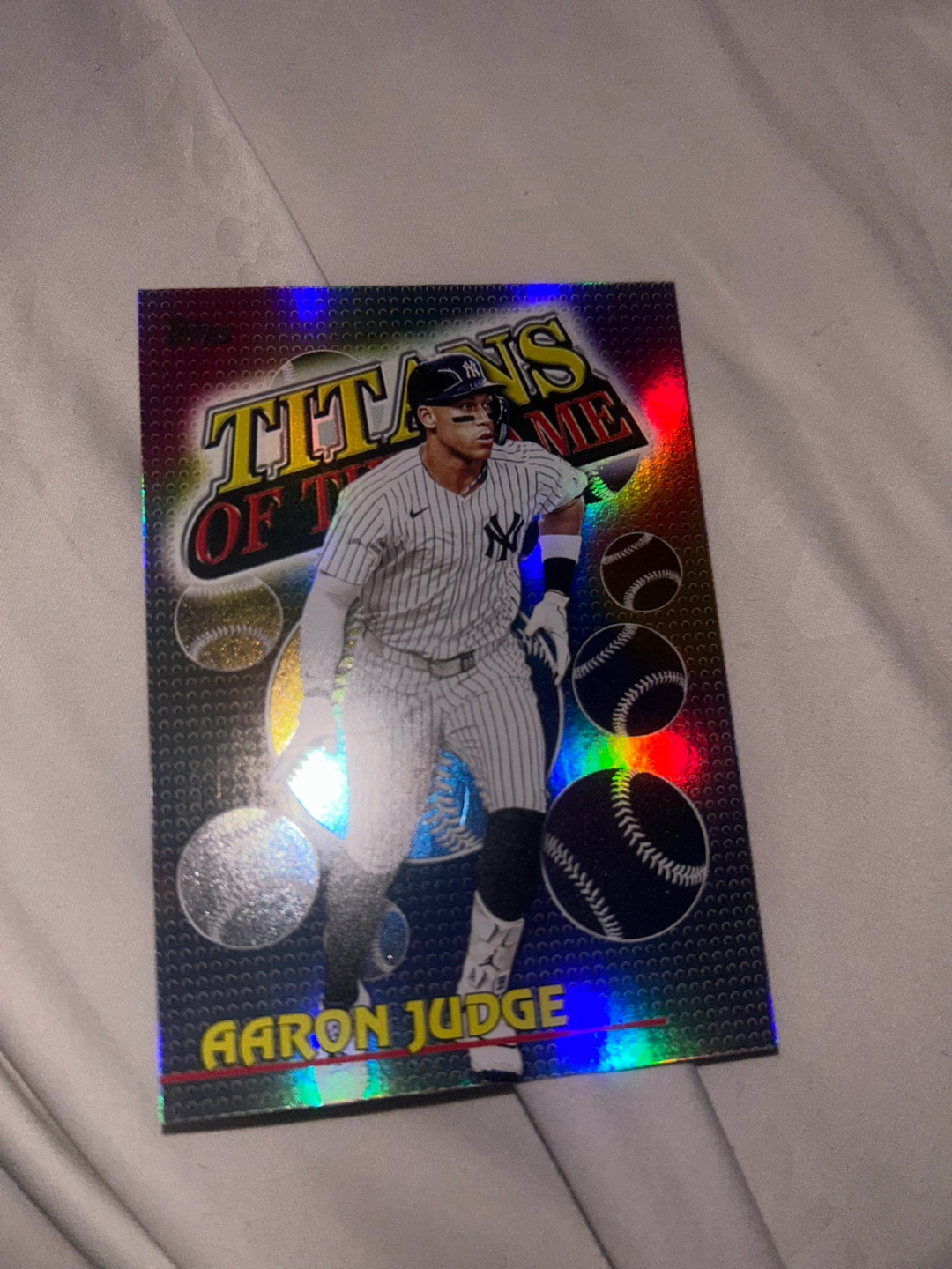 Aaron Judge "Titans of the Game" Baseball Card