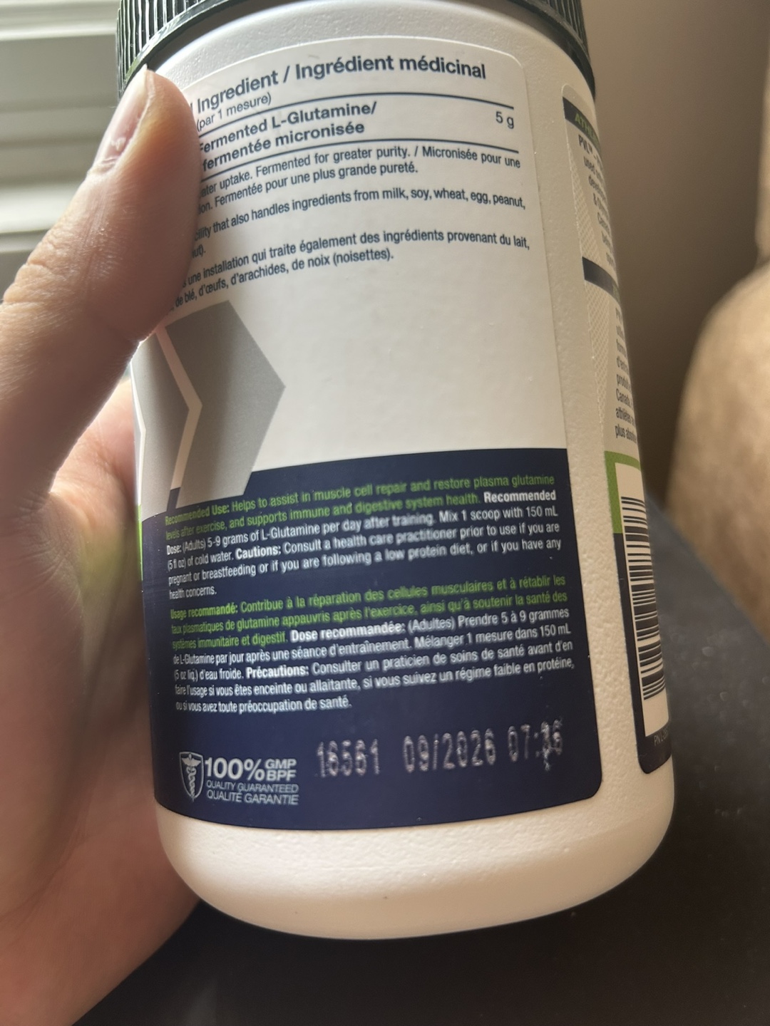 PVL 100% Pure Micronized Fermented L-Glutamine Powder 400g - photo 2