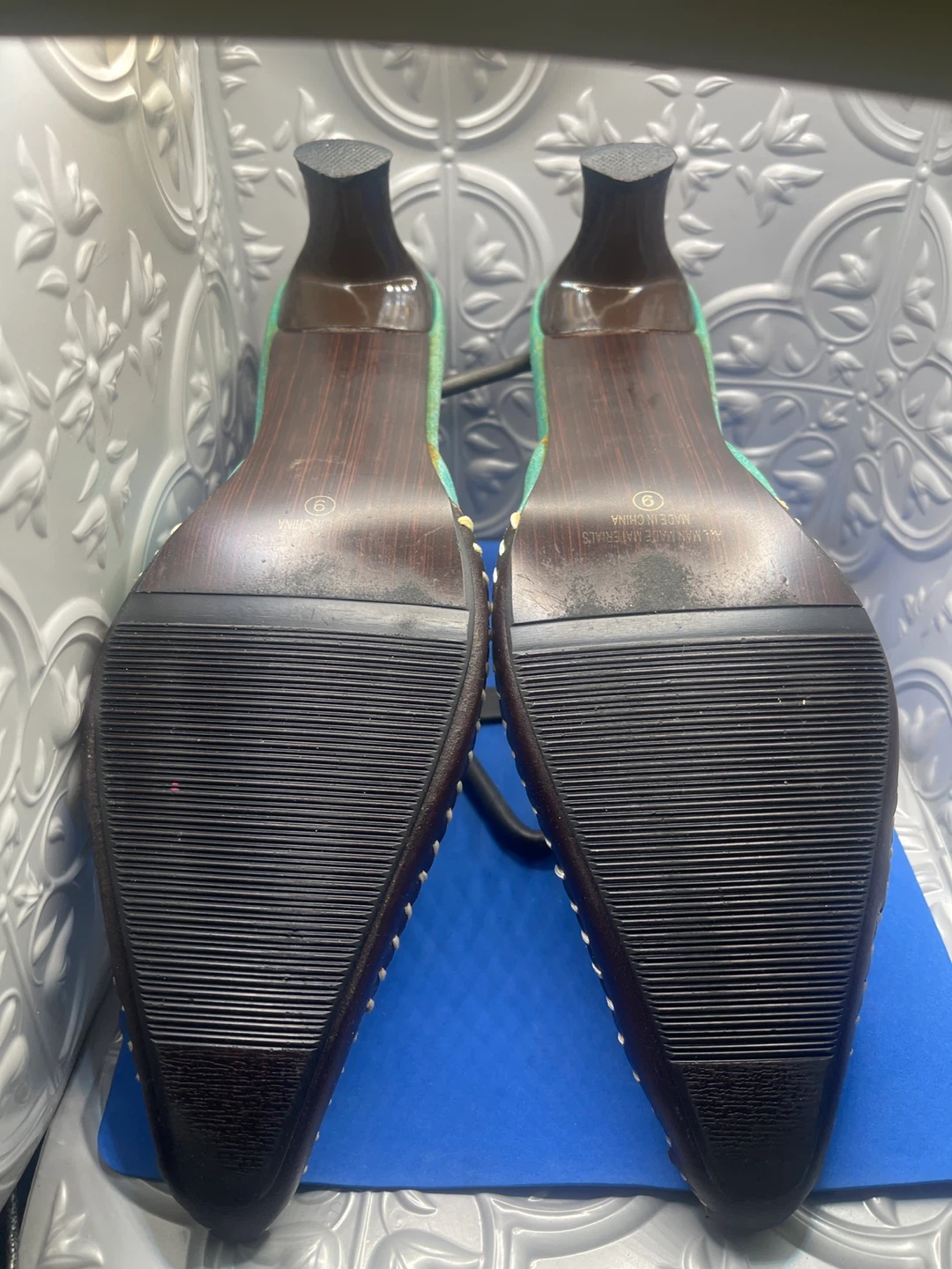 Bonnibel Embellished Mules - Green - photo 3