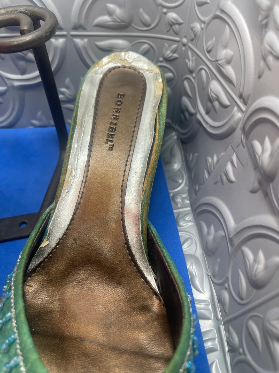 Bonnibel Embellished Mules - Green - photo 2