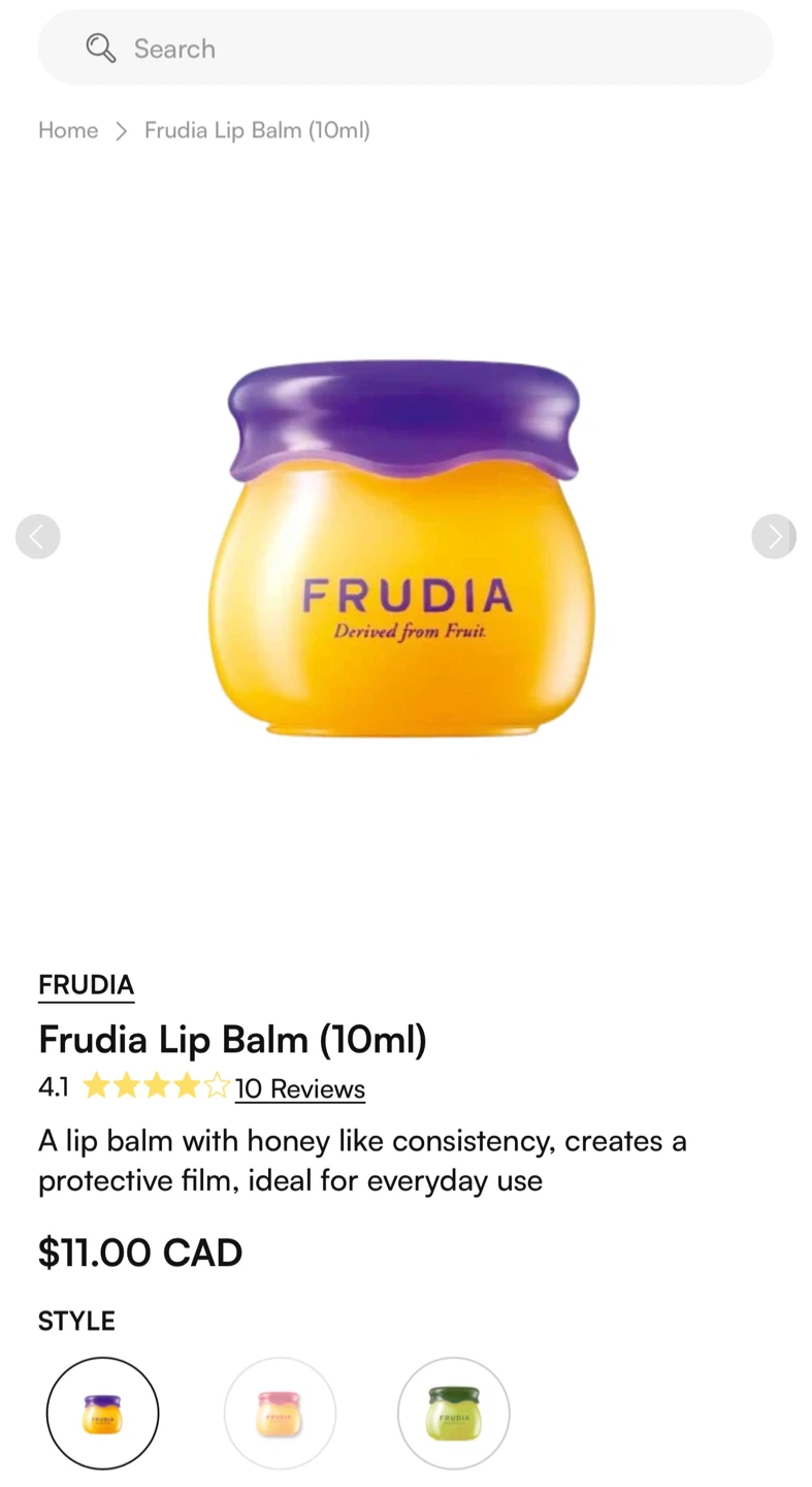 100% Authentic Frudia Blueberry Hydrating Honey Lip Balm (10ml) - photo 2