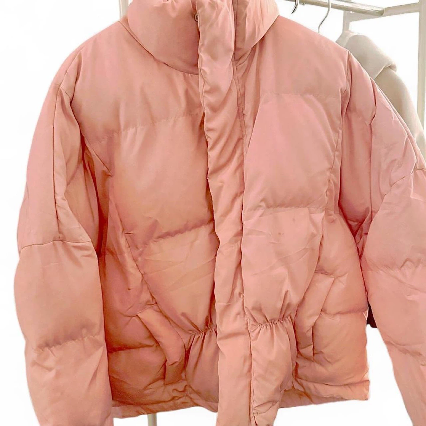 UNIF x Urban Outfitters Pink Puffer Jacket - Size M