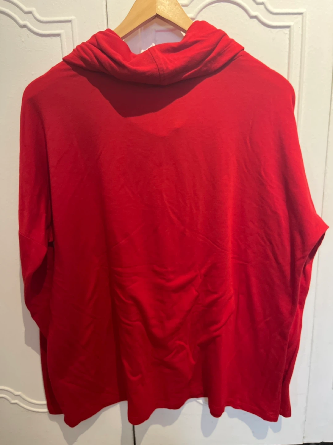 Michael Kors Red Cowl Neck Sweatshirt XXL - photo 3