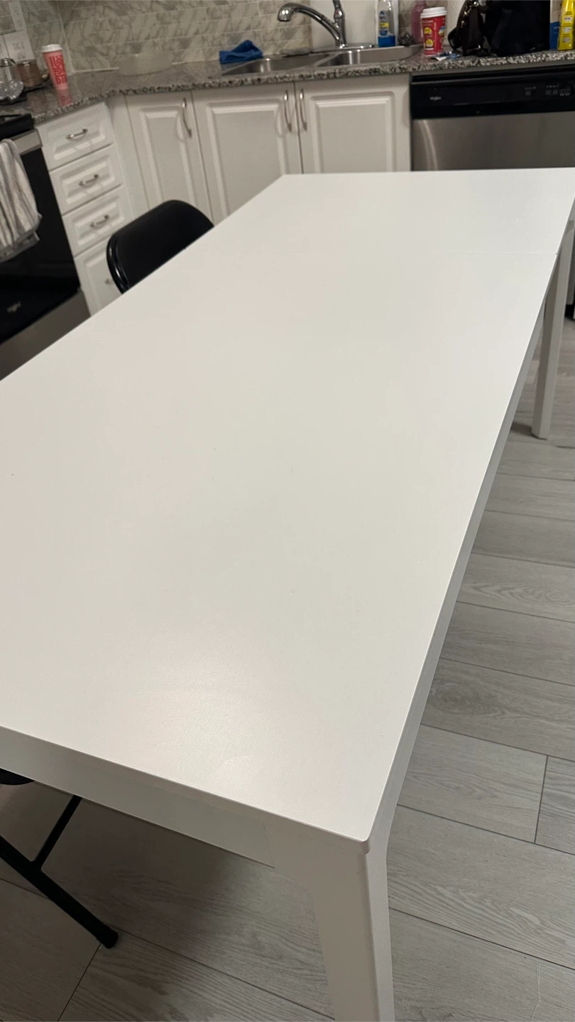 White dining table (extendable) - photo 3