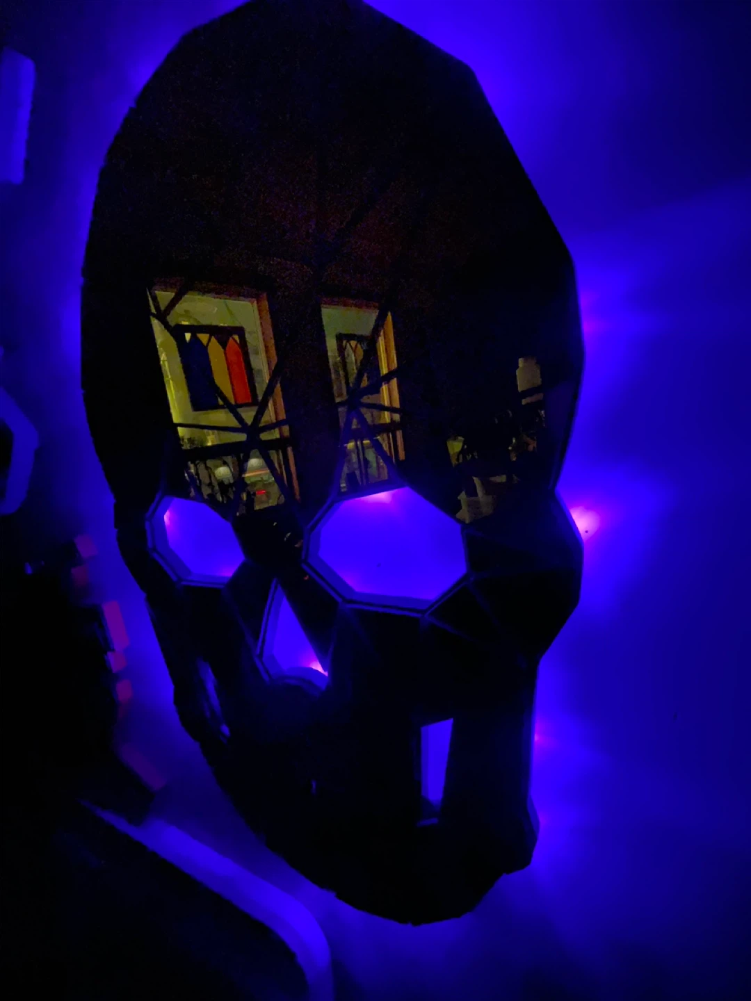 Gold Skull Mirror Wall Art - photo 4