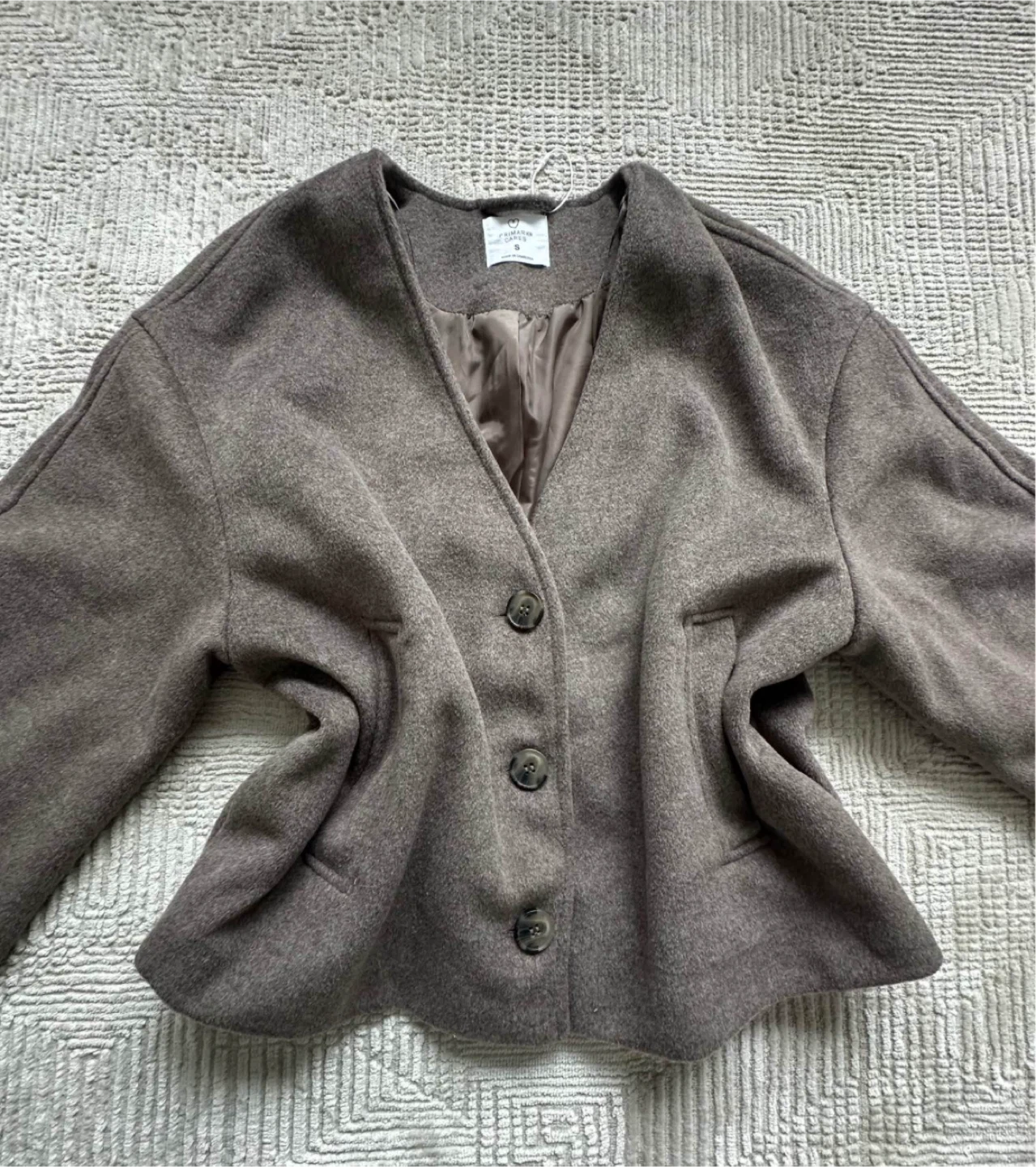 Brown Button-Up Jacket