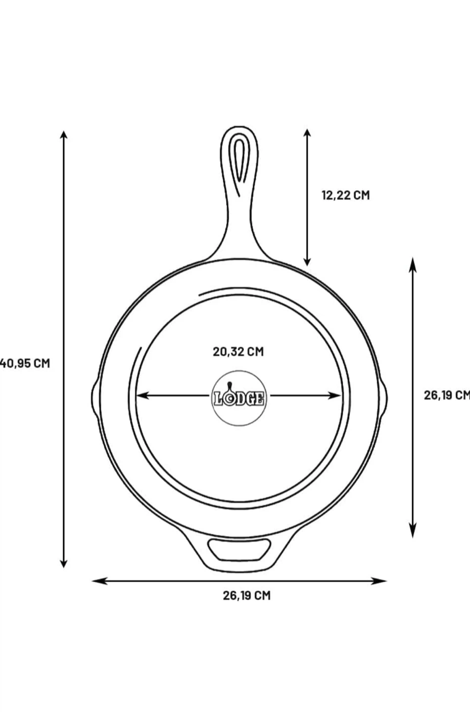 Lodge 10.25 Inch Seasoned Cast Iron Skillet - photo 4