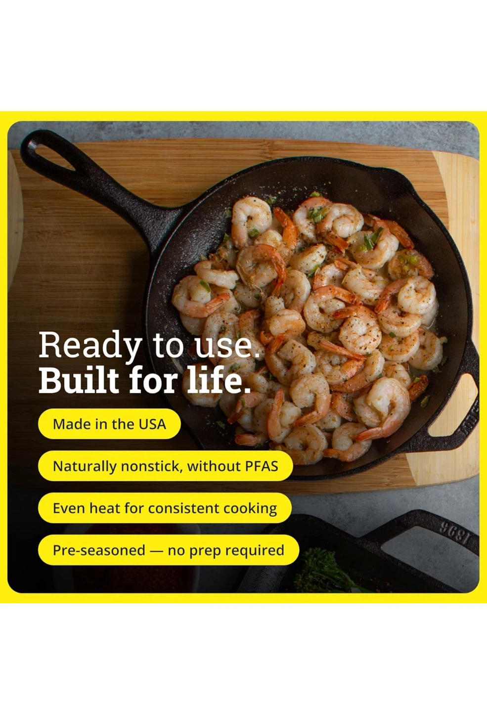 Lodge 10.25 Inch Seasoned Cast Iron Skillet - photo 5