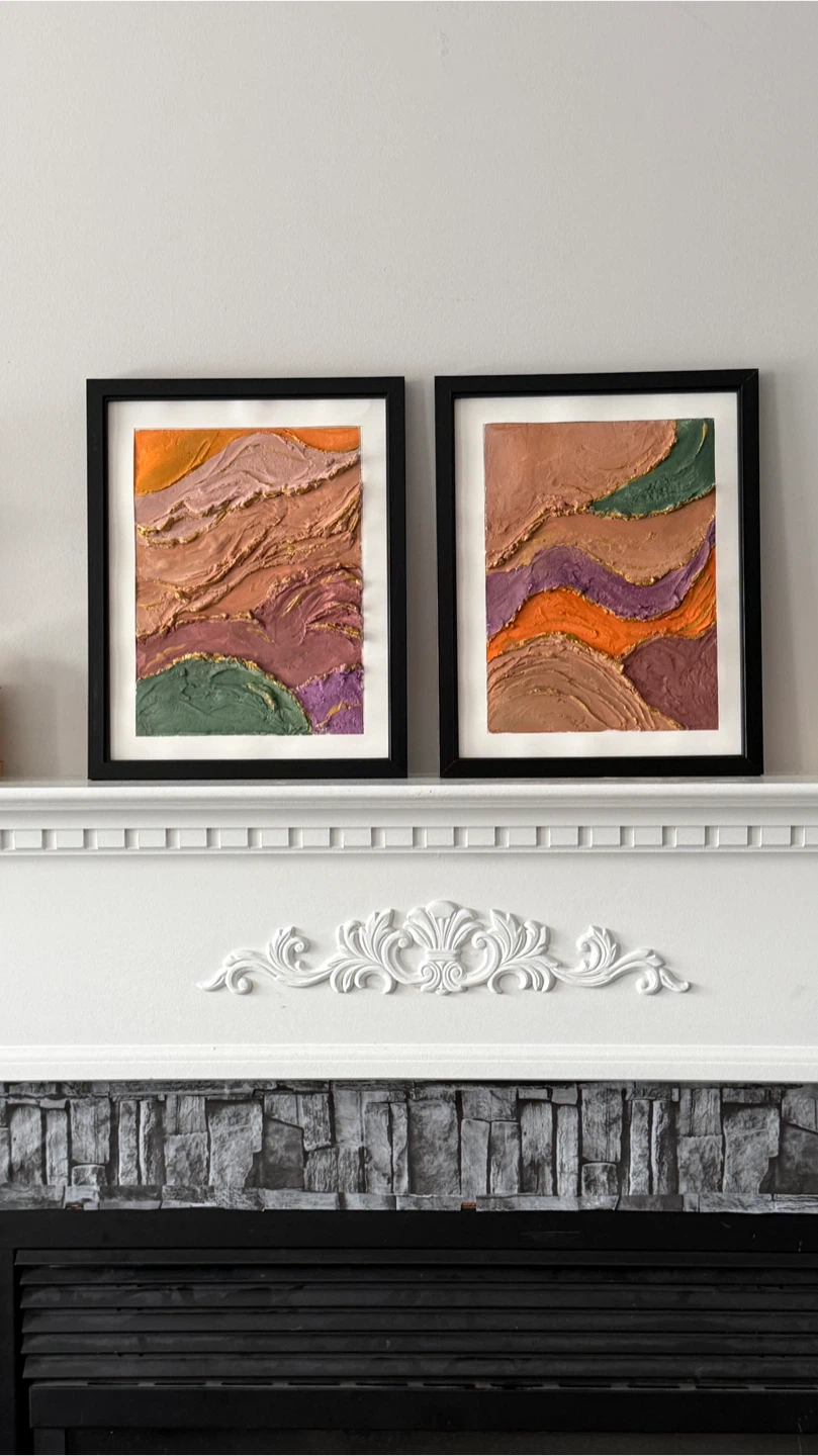 Textured Wall Art Set - Framed Landscape Style - photo 5