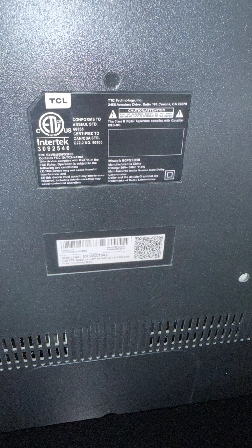 TCL 50" Roku TV - photo 3