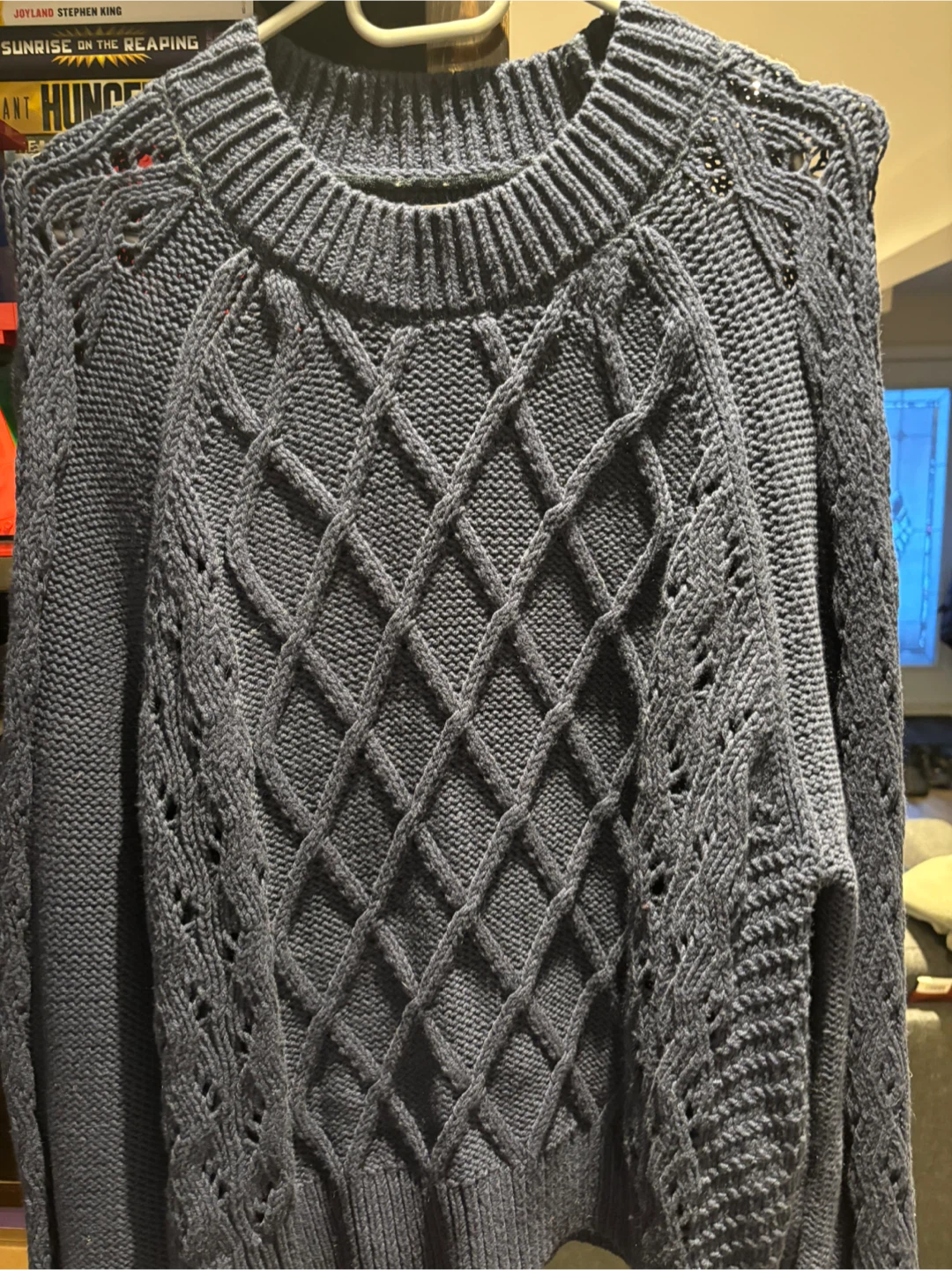LOFT Women's Navy Blue Sweater - Size M/M - photo 2