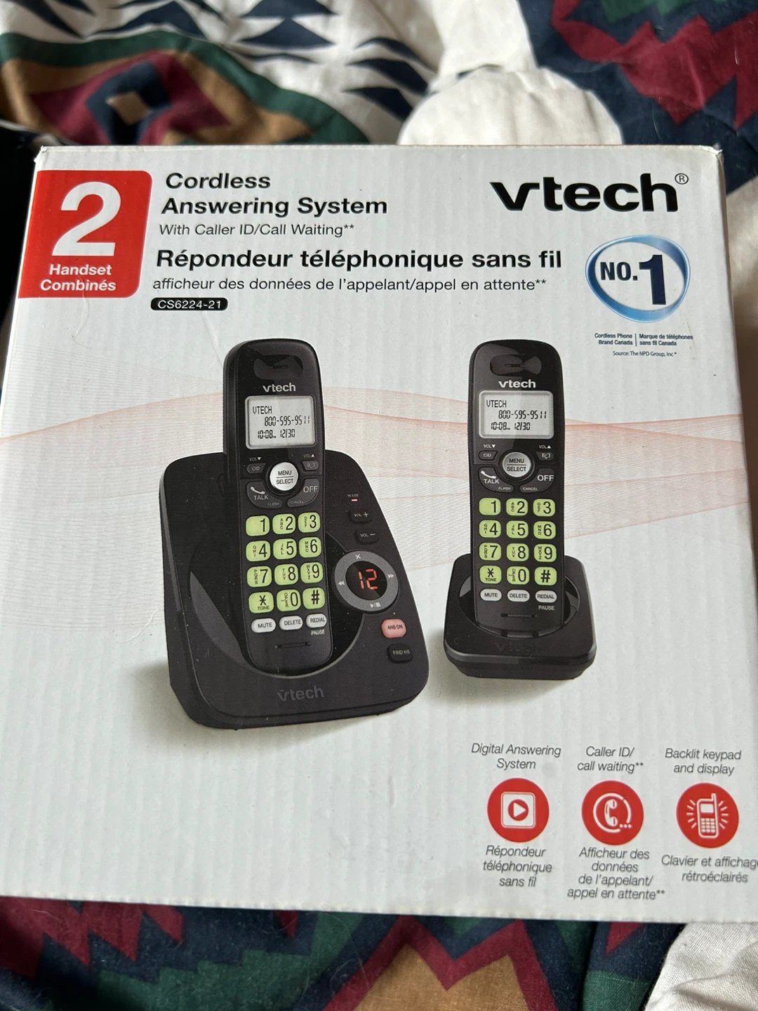 VTech Cordless Answering System with 2 Handsets