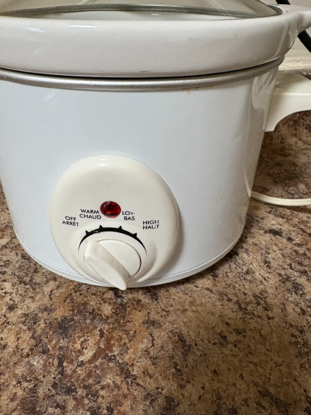 White Slow Cooker