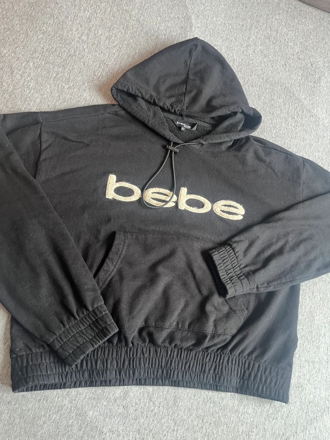 Bebe Sport Black Hoodie and Jogger Set - Size M
