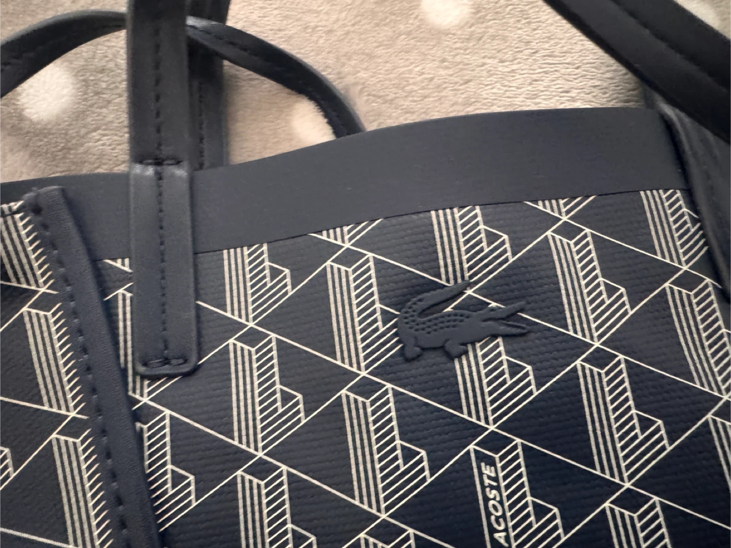 Lacoste Women's Zely Canvas Monogram Medium Tote - photo 5