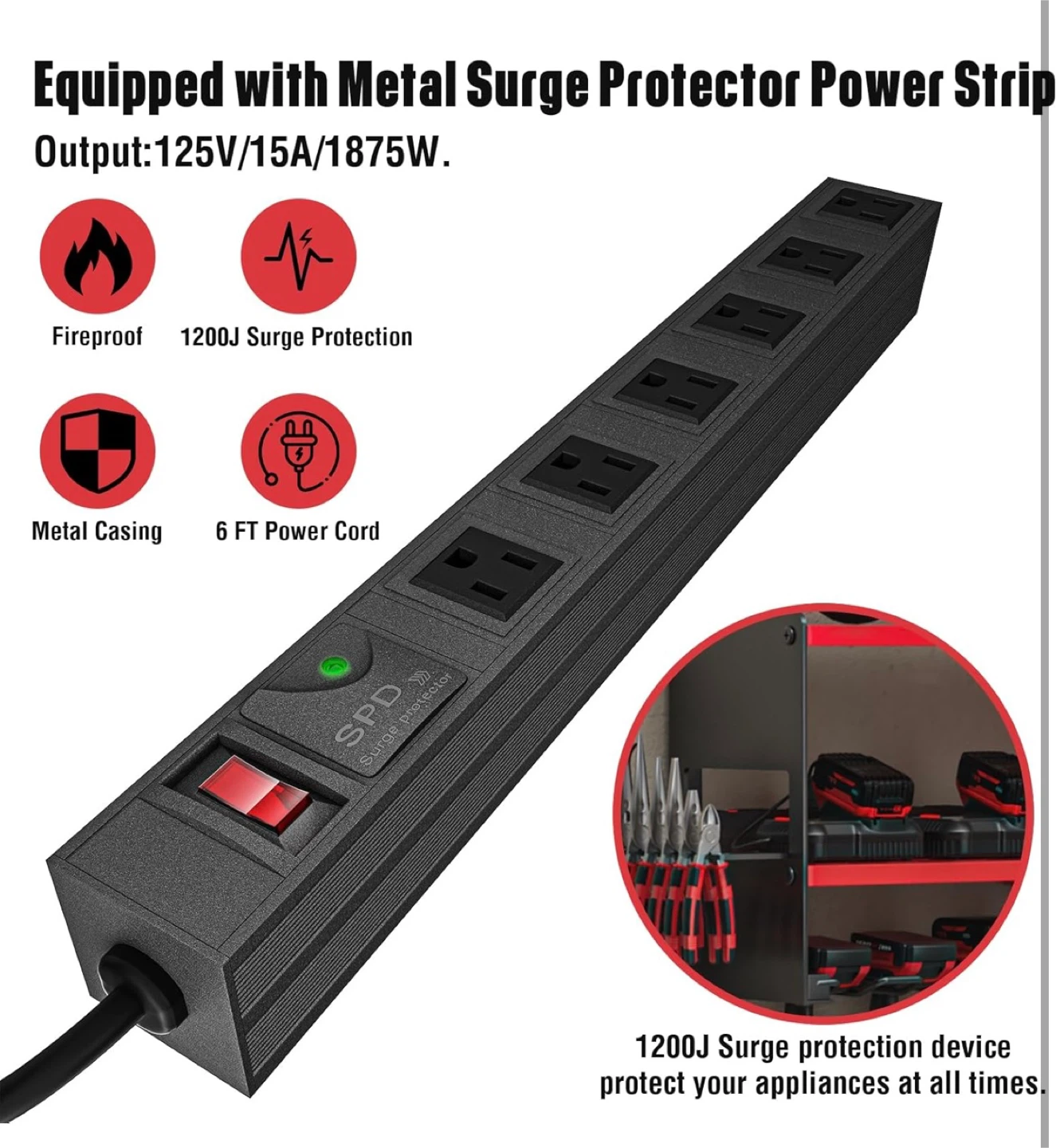 Power Tool Organizer with Charging Station - photo 4