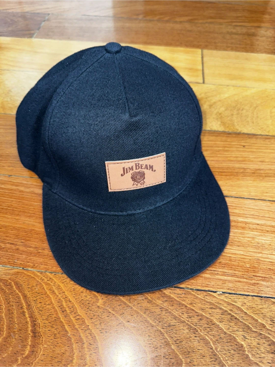 Black Jim Beam Snap Back Hat