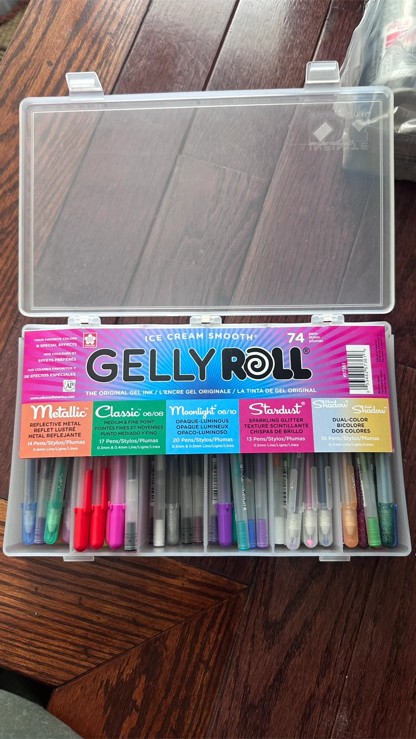 Sakura Gelly Roll Gel Pens - 74 Pen Set