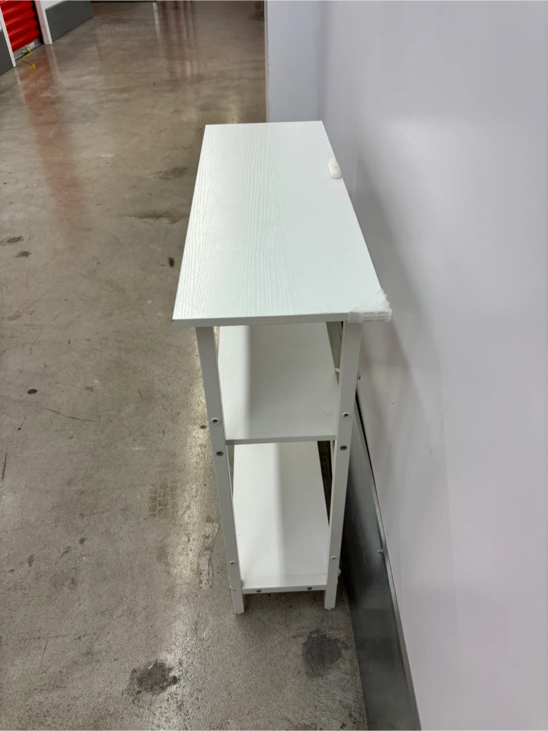 White 3-Shelf Storage Unit - photo 3