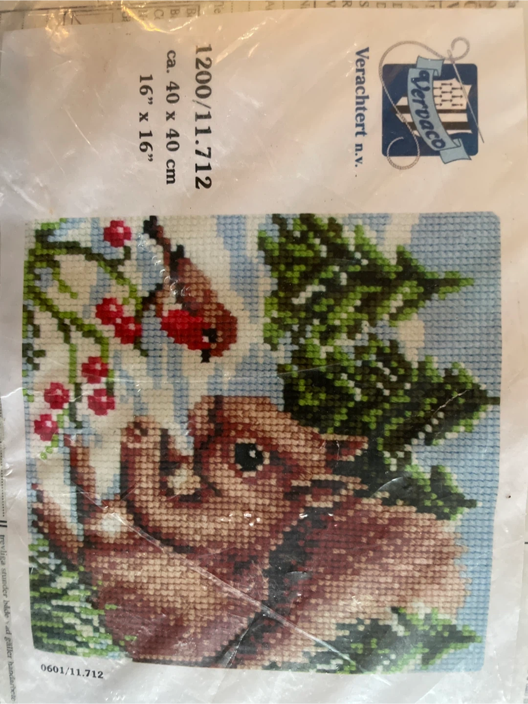 Verachtert "Forest Friends" Cross Stitch Kit - 16" x 16" - photo 2