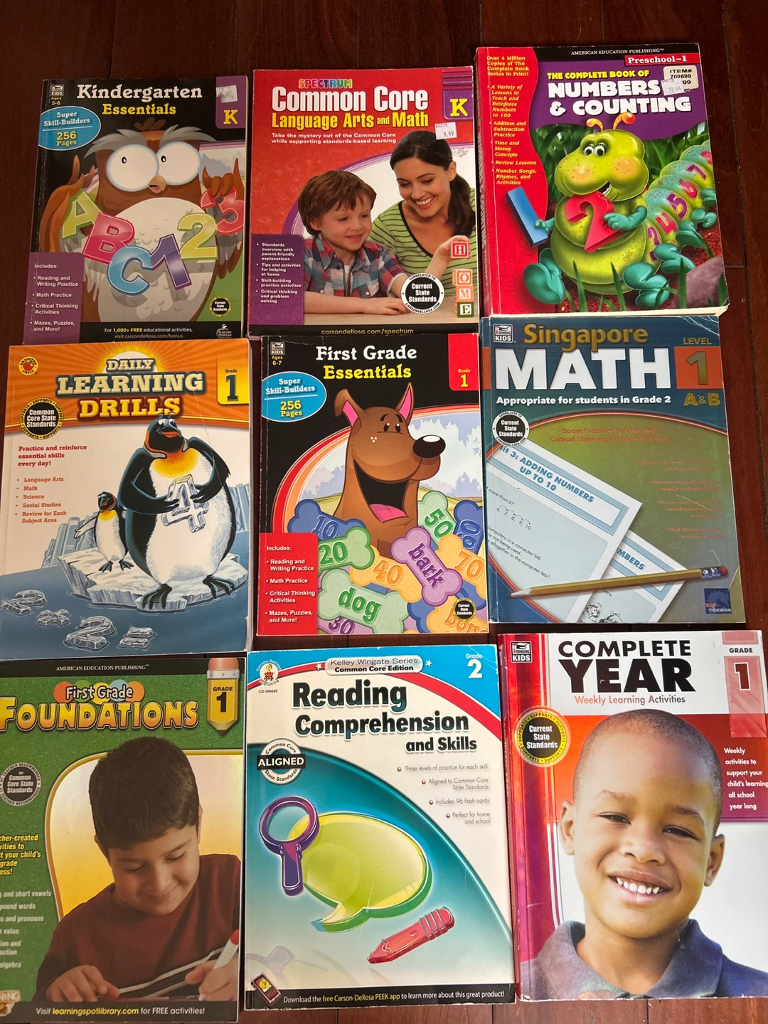 Grade k-2 curriculum study books