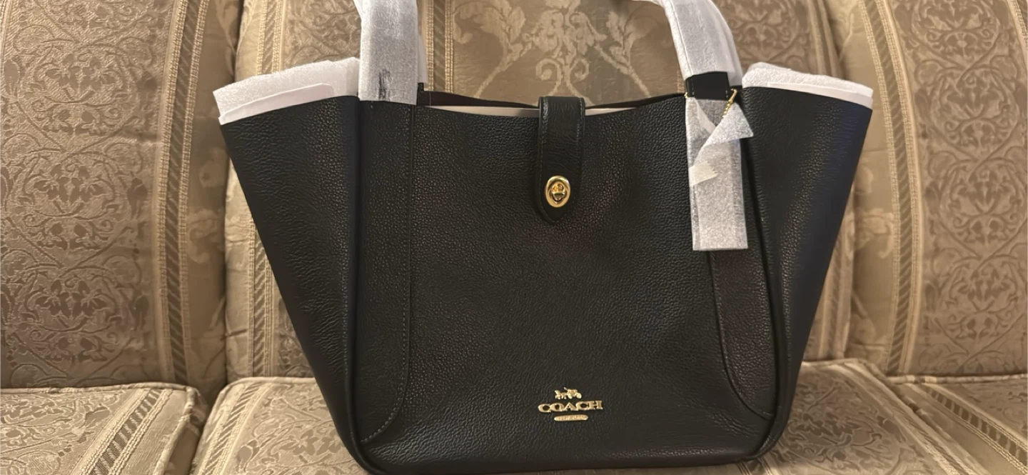 Coach Hadley Turnlock Tote Bag - Black - photo 3