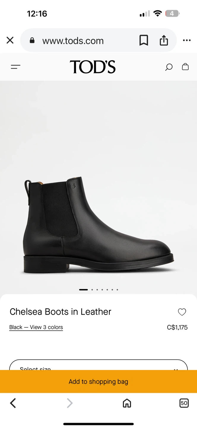 Prada Chelsea Boots - Black Leather - photo 4