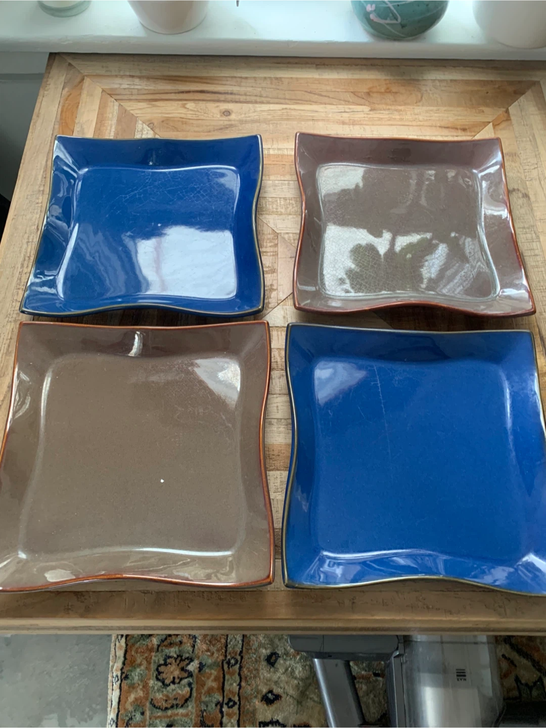 Set of 4 Square Plates