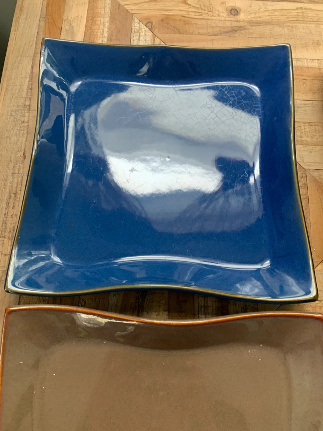 Set of 4 Square Plates - photo 3