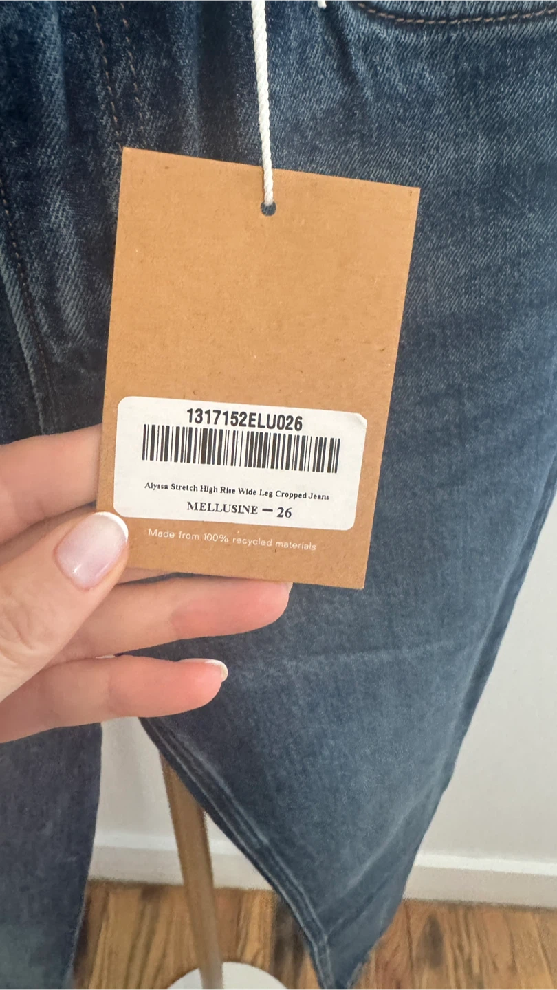 Reformation Je Liza Ultra High Rise, straight Leg Size 26 - photo 4