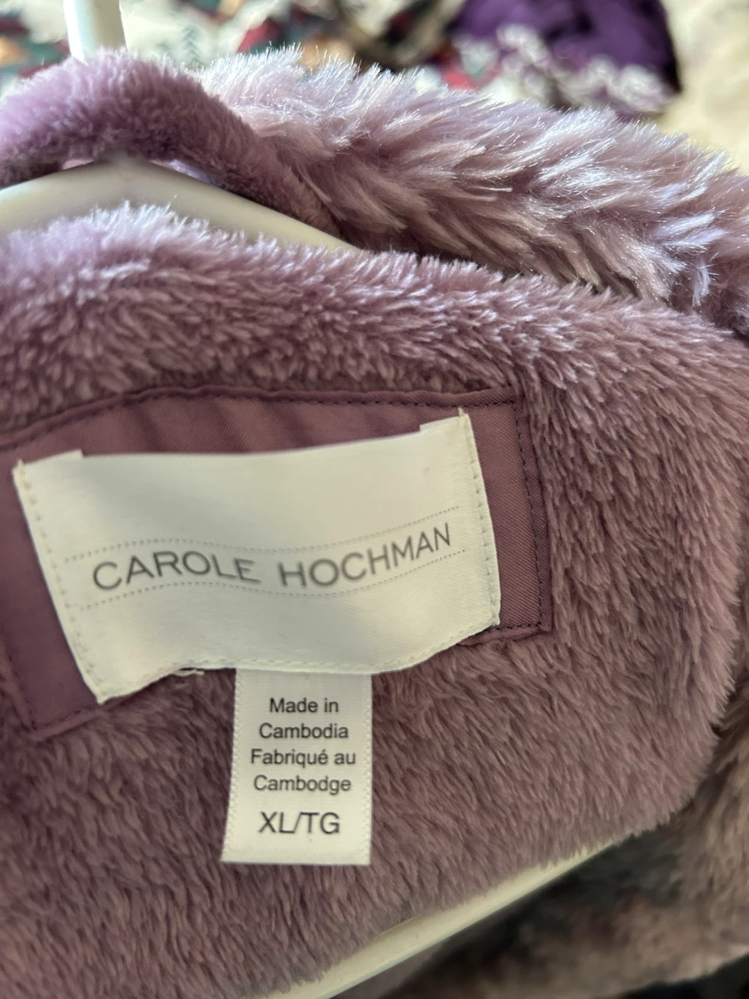 Carole Hochman Plush Robe XL/TG Purple - photo 3