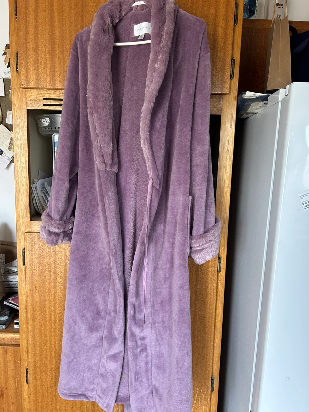 Carole Hochman Plush Robe XL/TG Purple