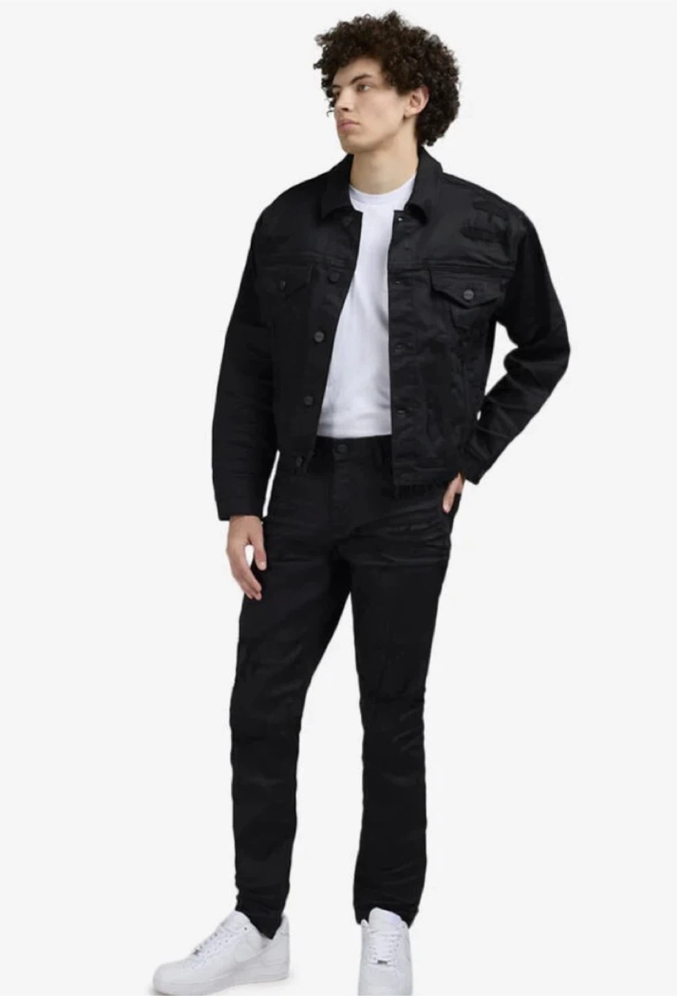 Black Denim Jacket - photo 4