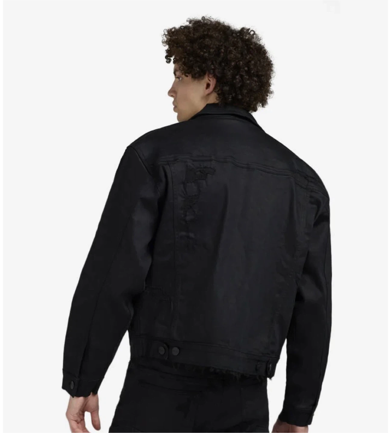 Black Denim Jacket - photo 2