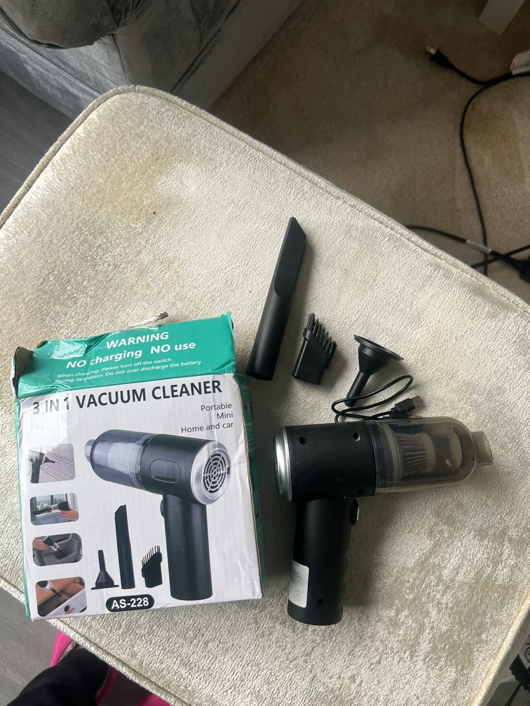 3-in-1 Portable Mini Vacuum Cleaner AS-228