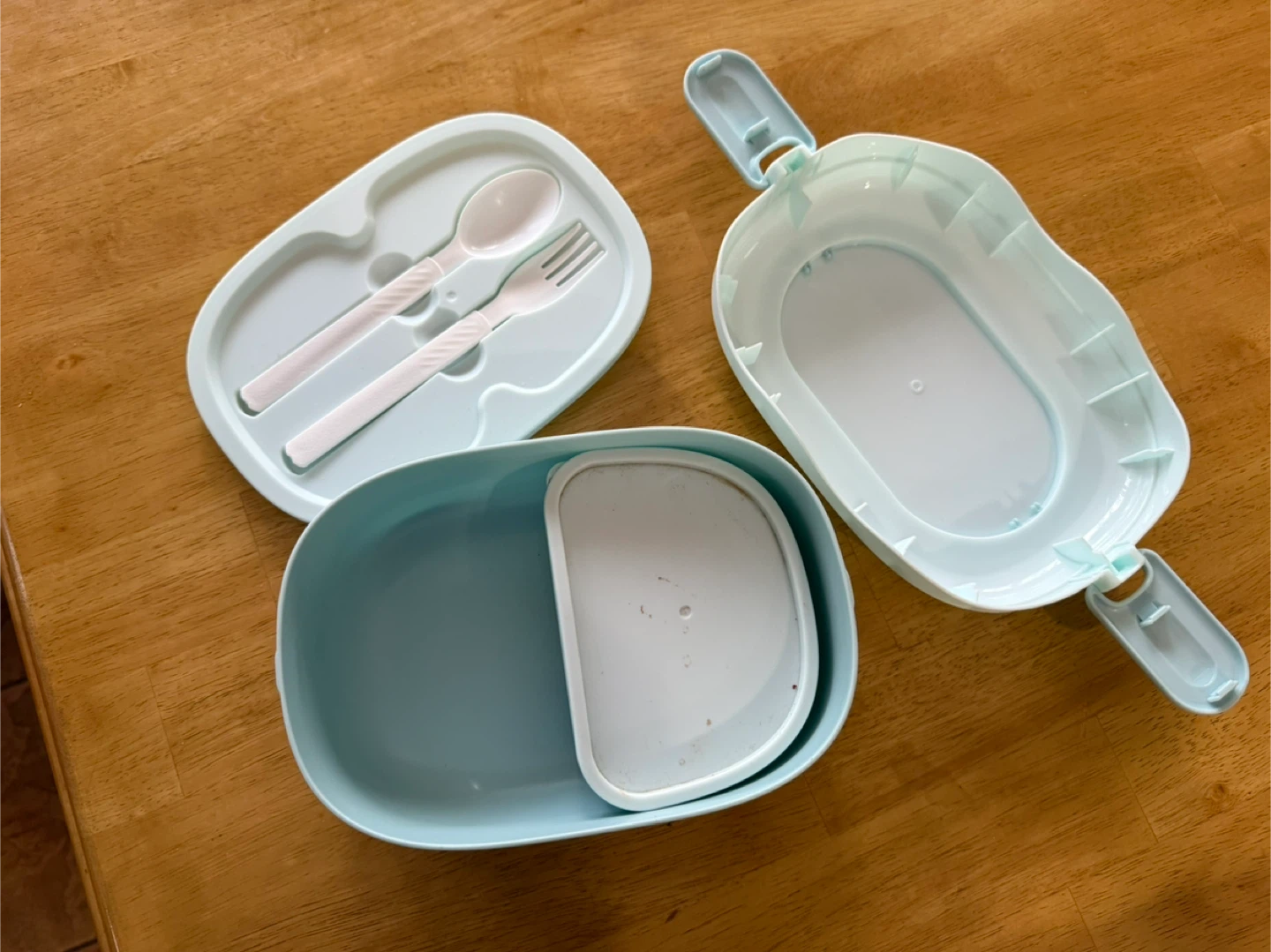 Miniso Bento Lunch Box with Utensils - photo 4