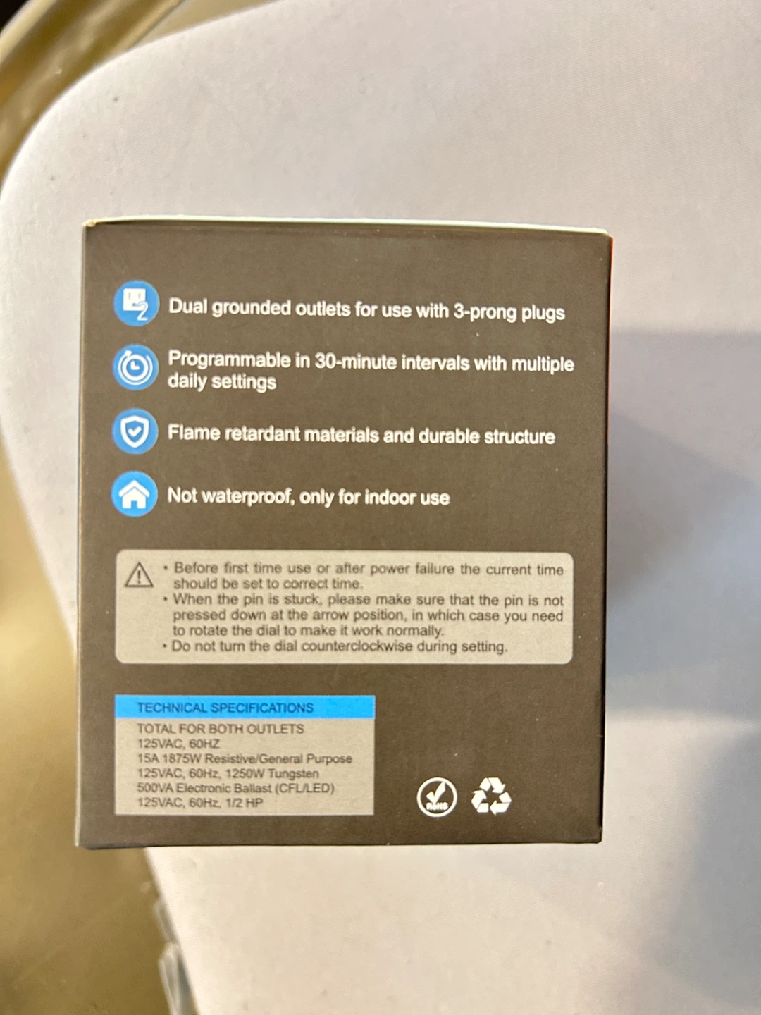 Heavy Duty 24-Hour Timer - photo 2