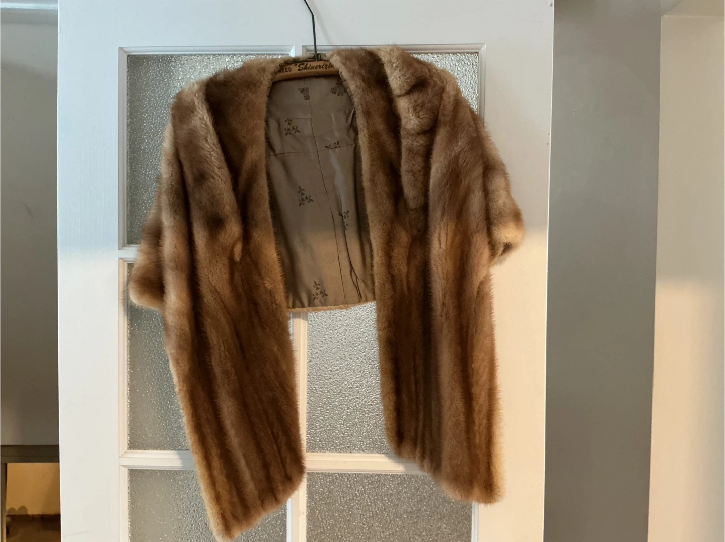 Brown Mink Fur Stole