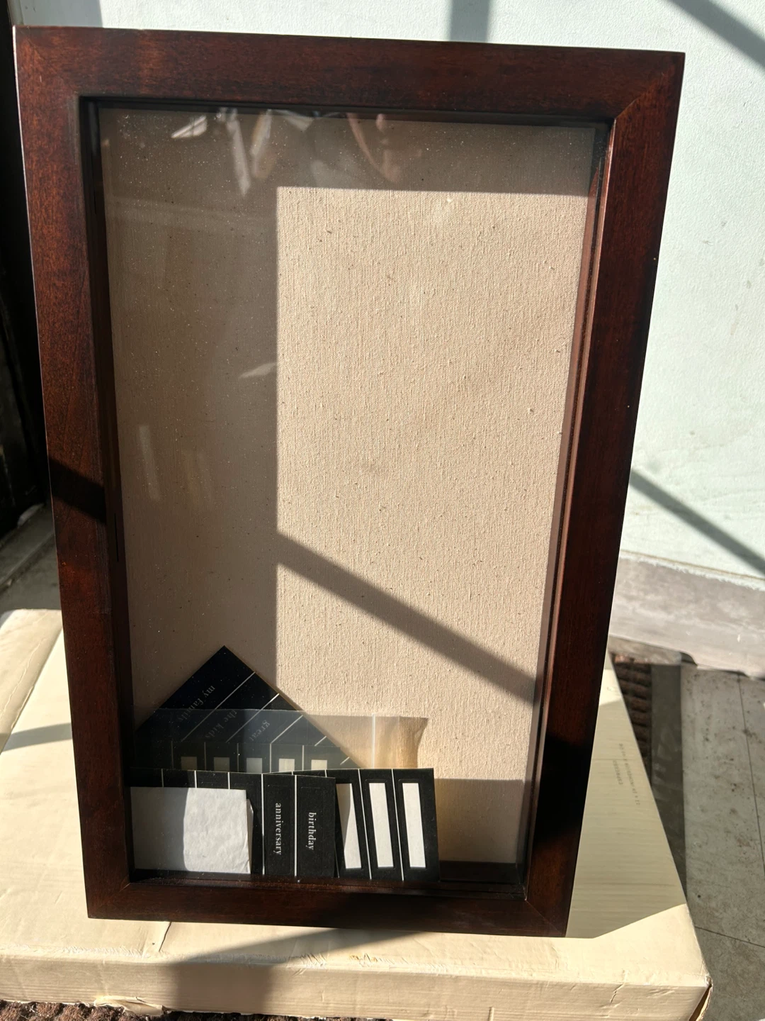 Pottery Barn Wooden Shadow Box Frame