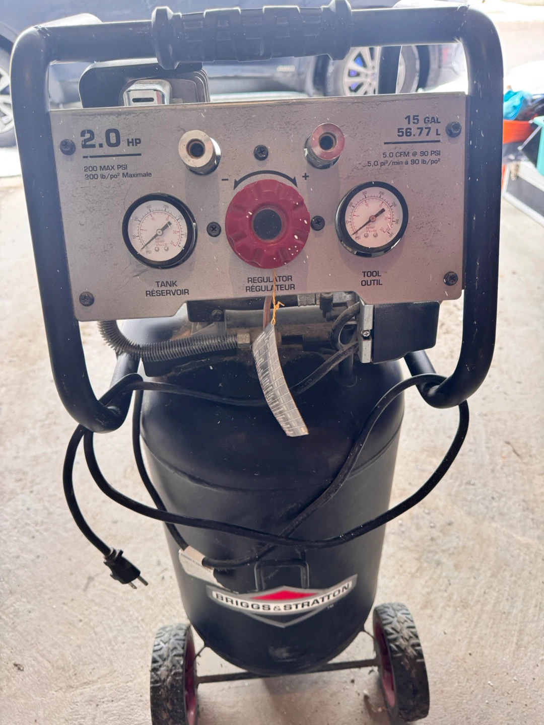 Briggs & Stratton 15 Gallon Air Compressor