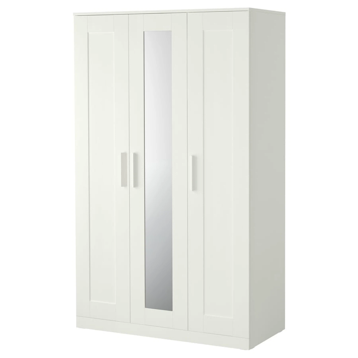 IKEA Brimnes Wardrobe with 3 Doors and Mirror - White - photo 2