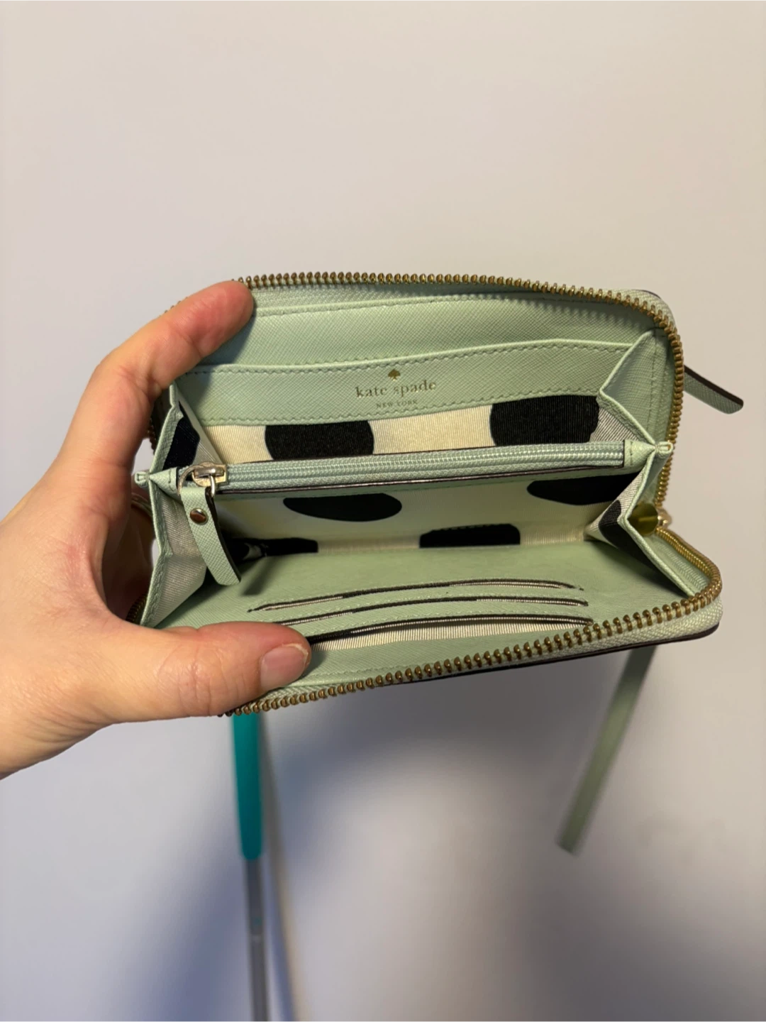 Kate Spade Wristlet Wallet - Light Green - photo 3