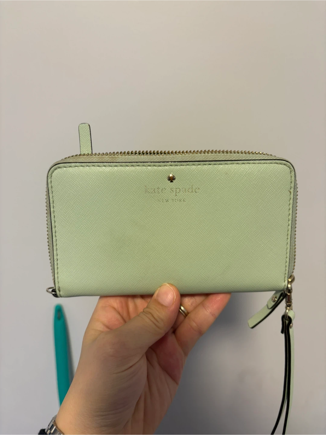 Kate Spade Wristlet Wallet - Light Green