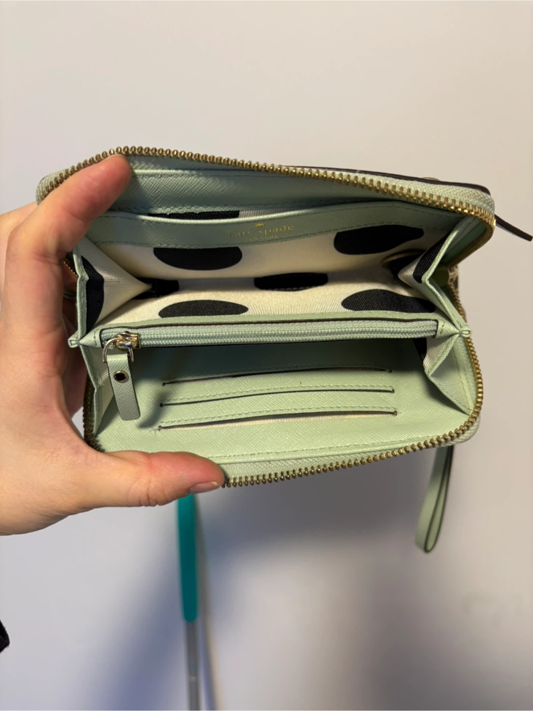 Kate Spade Wristlet Wallet - Light Green - photo 4